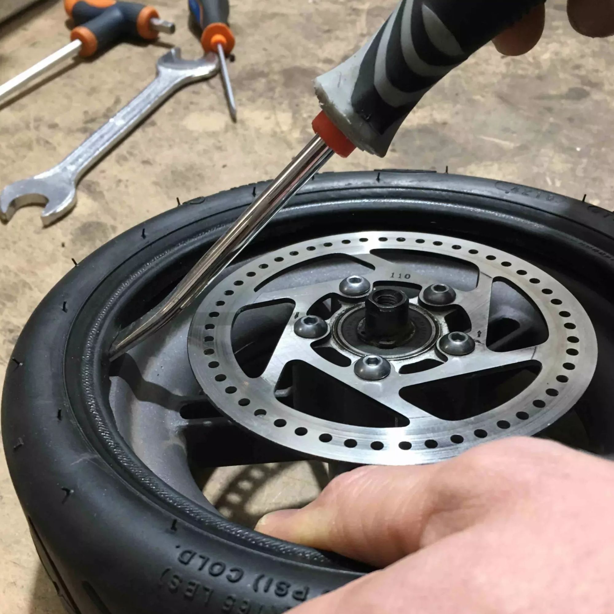 Montage fatbike reparatie
